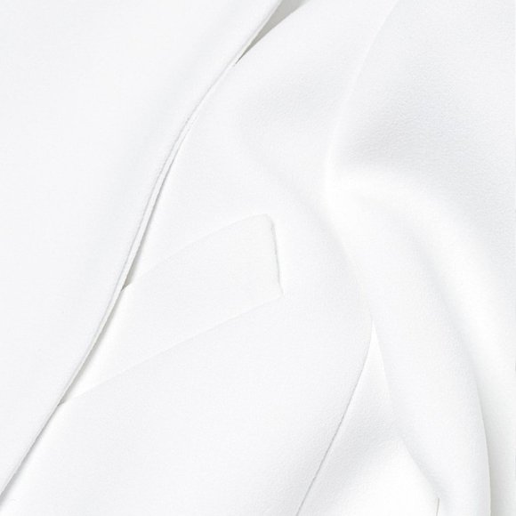 MICHAEL KORS 2-piece Puff Shoulder Ruffled Peplum Blazer & Pencil Skirt Set - Picture 12 of 14